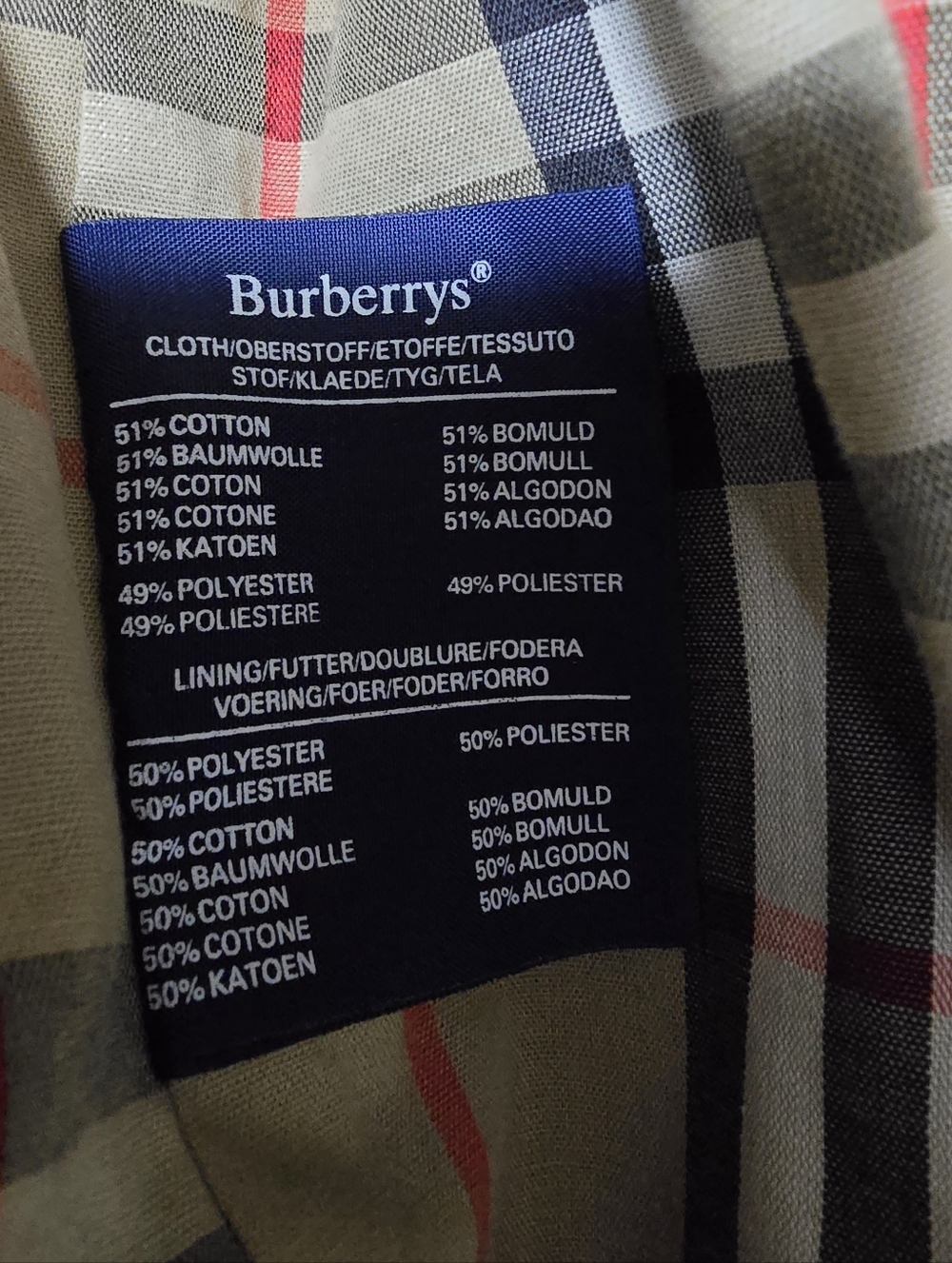 Burberry Classic Beige Double-Breasted Trench Coat with Check Lining - Picture 7 of 12